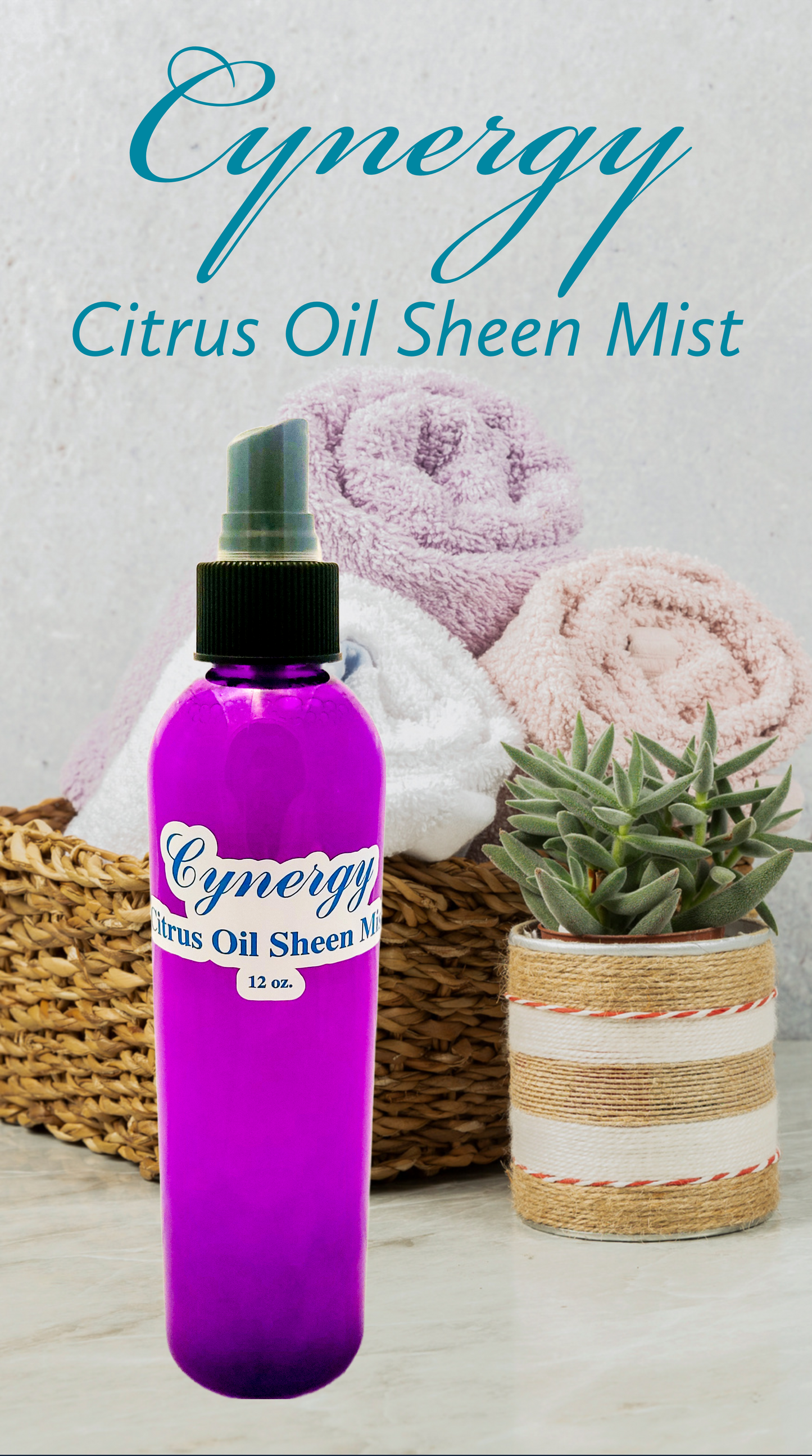 Cynergy Citrus Oil Sheen Mist 12oz
